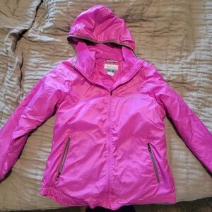 Columbia ' Pink Hooded Raincoat